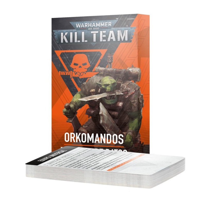 Kill Team - Tarjetas de datos Orkomandos