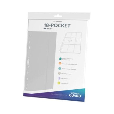 18-Pocket Pages Side-Loading Blanco  10 