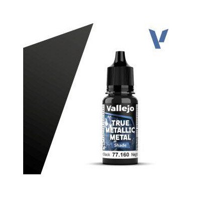 True Metallic Shade - Negro obsidiana