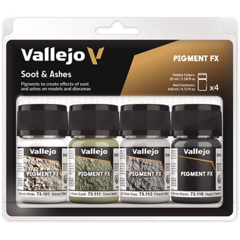 Pigmento - Hollín y cenizas