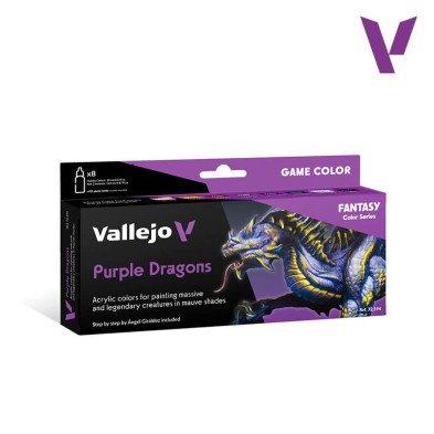 Game Color - Set Purple dragons