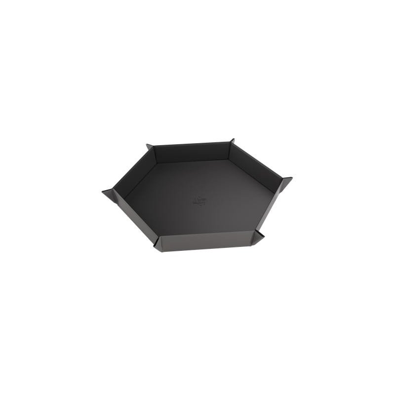 Magnetic Dice Tray Hexagonal Black/grey