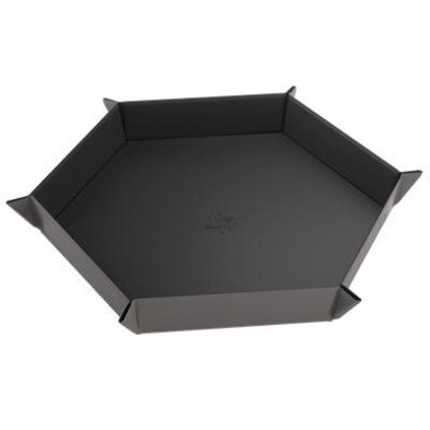 Magnetic Dice Tray Hexagonal Black/grey
