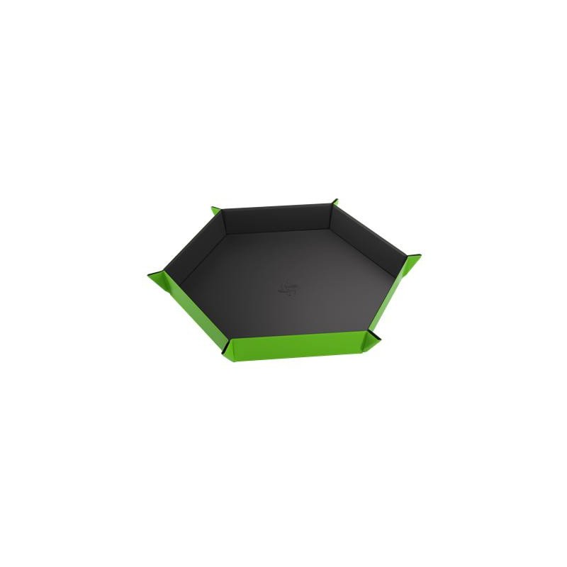 Magnetic Dice Tray Hexagonal Black/green
