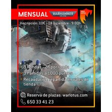 [40K] Torneo 1000 puntos - 14 diciembre 2025