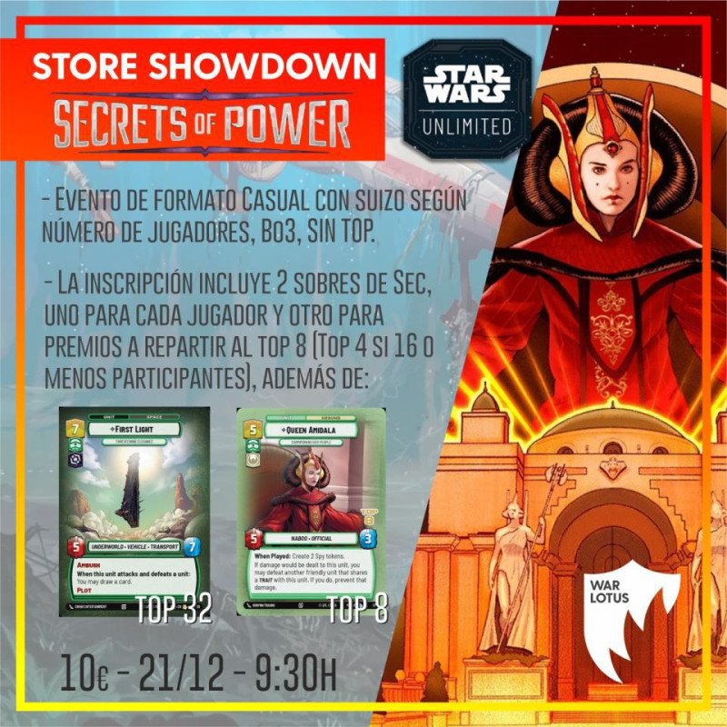 [SWU] Store Showdown - Secretos del poder