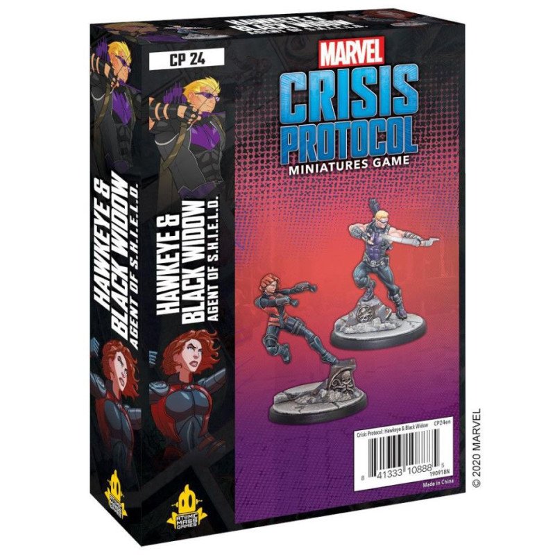Marvel crisis protocol  Hawkeye and Black Widow