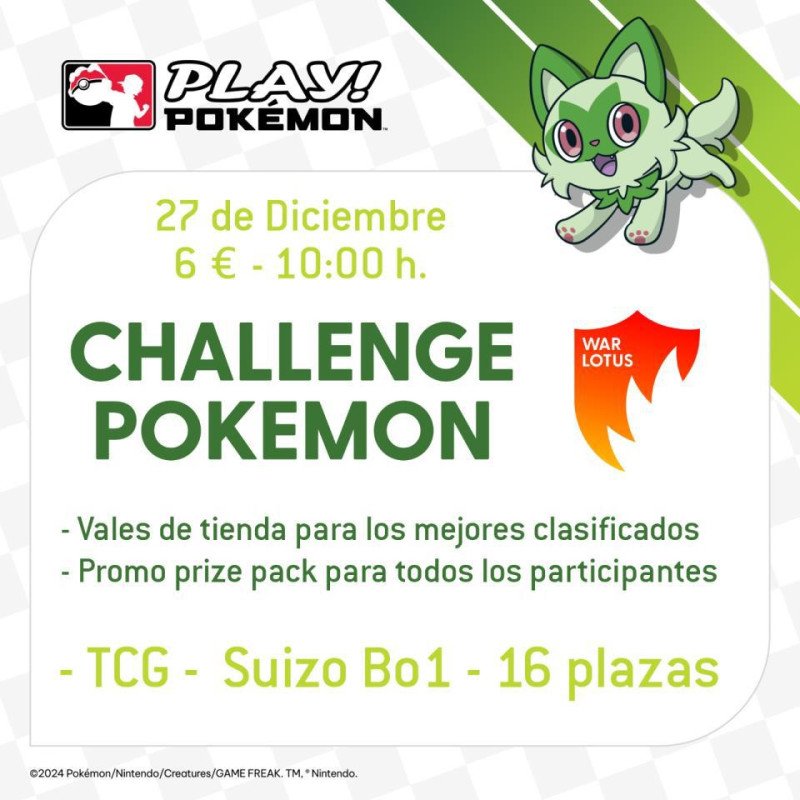 [TCG] Challenge Pokemon - 27 de Diciembre