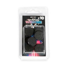 Peanas redondas 25mm x 10