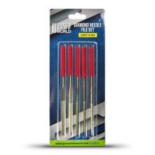 Limas aguja diamante x5