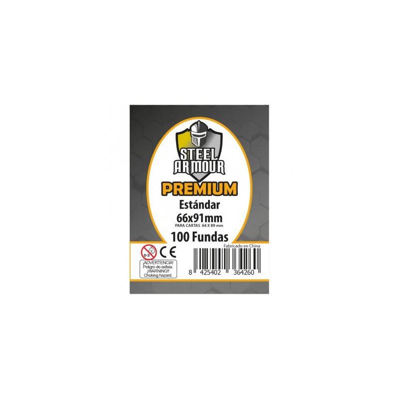 Steel armour - 100 fundas premium 66x91mm