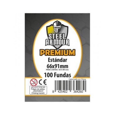 Steel armour - 100 fundas premium 66x91mm