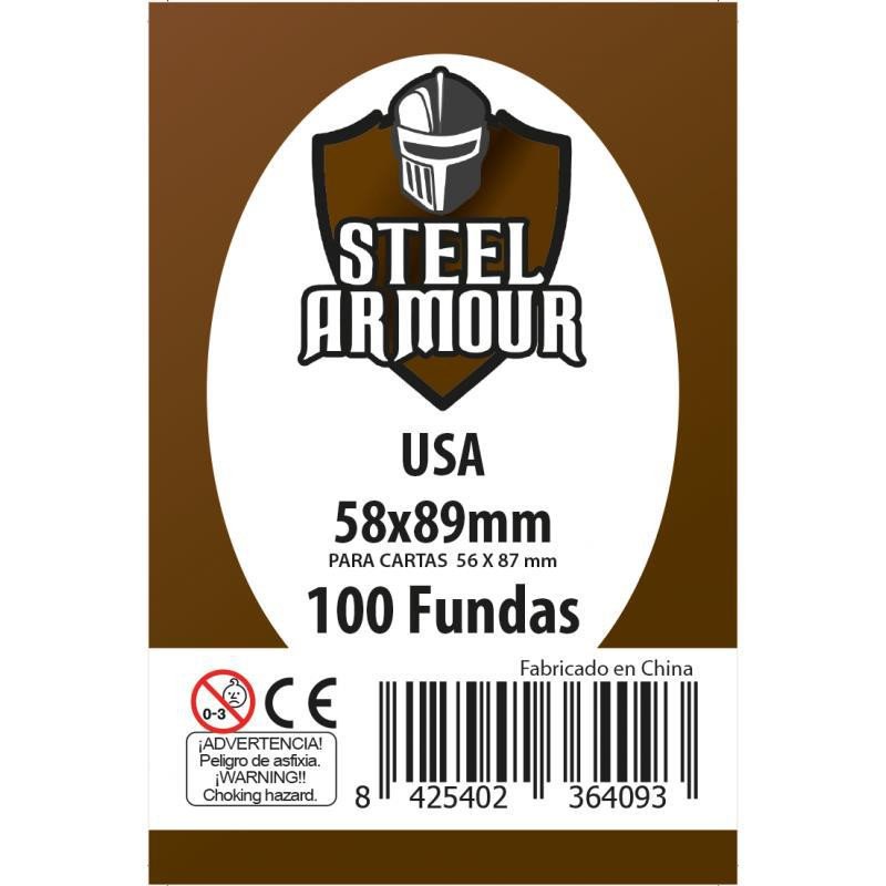 Steel armour - 100 fundas 66x91mm