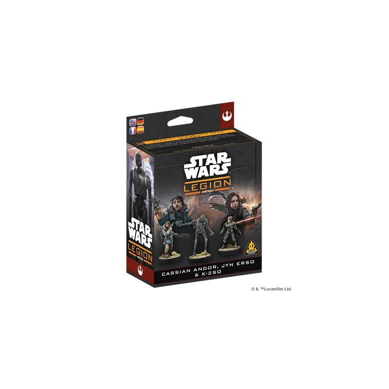 SW Legión - Cassian Andor  Jyn Erso & K-2SO