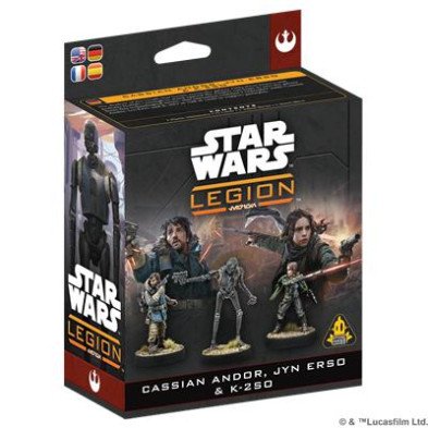SW Legión - Cassian Andor  Jyn Erso & K-2SO