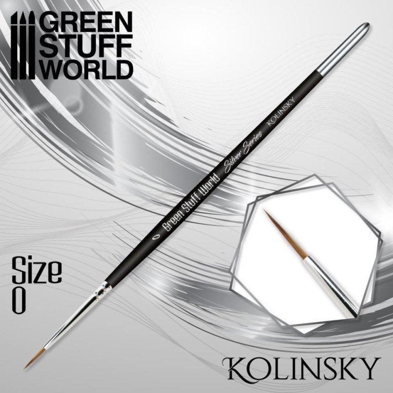 Pincel Kolinsky - 0 - SILVER SERIES