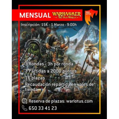 [TOW] Torneo The Old World - 1 marzo 2026