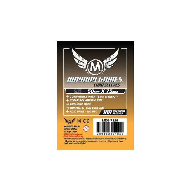 Fundas Mayday Sails of Glory 50x75 MM  50 fundas 