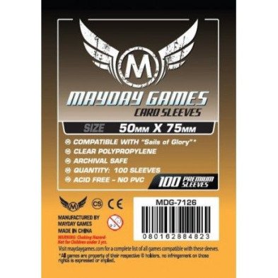 Fundas Mayday Sails of Glory 50x75 MM  50 fundas 