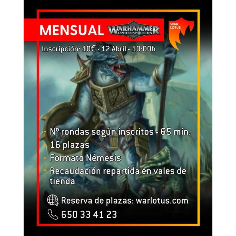 [WHU] Mensual Underworlds - 12 de Abril
