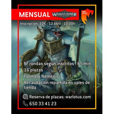 [WHU] Mensual Underworlds - 12 de Abril