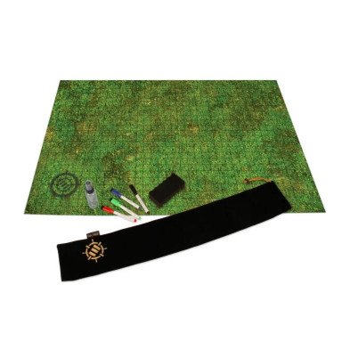 Mapa DnD 24x36 Pizarra Borrable Color Césped