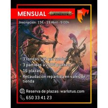 [AoS] Torneo 2000 puntos - 19 abril 2026