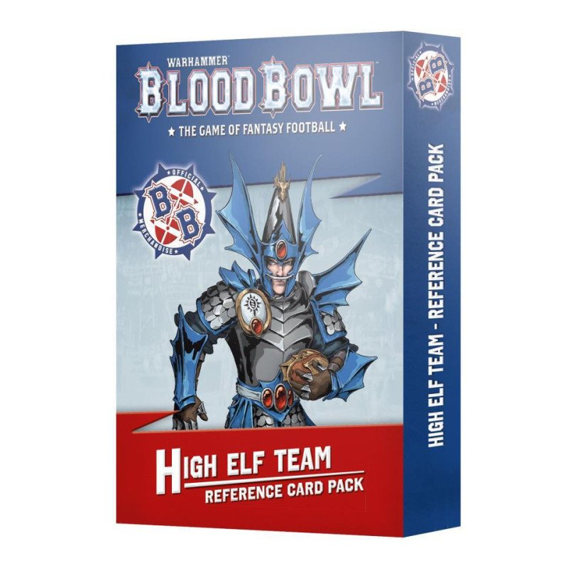 Blood Bowl - Tarjetas Altos Elfos