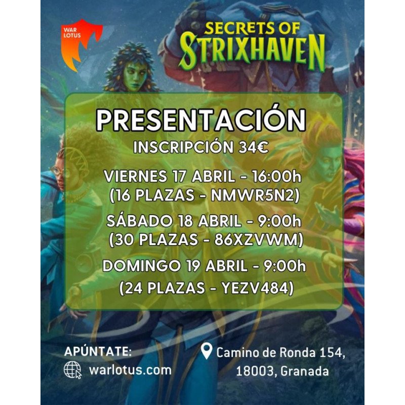[MTG] Presentación - Secreots de Strixhaven