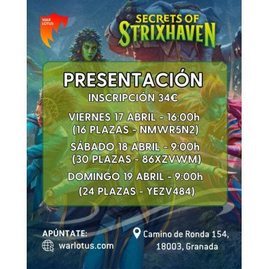 [MTG] Presentación - Secreots de Strixhaven
