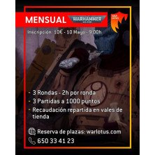 [40K] Torneo 1000 puntos - 10 Mayo 2026
