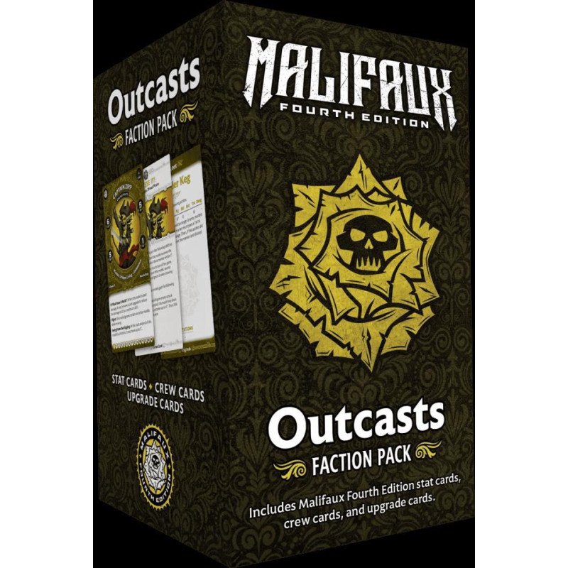 Malifaux - Cartas de Facción Outcast