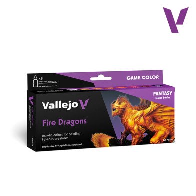 Game Color Set - Fire Dragons