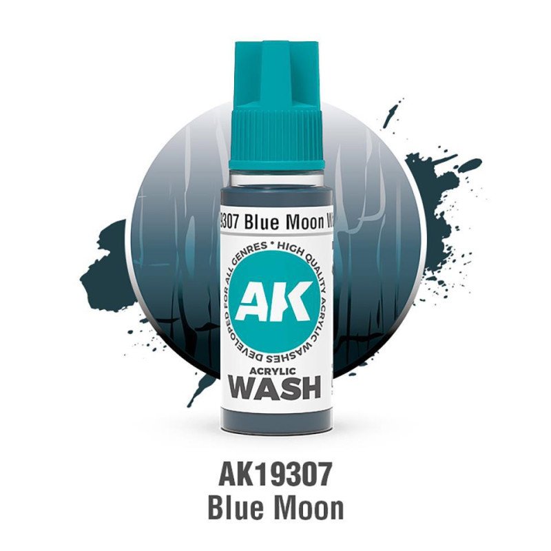 Acrylic Washes - Blue Moon