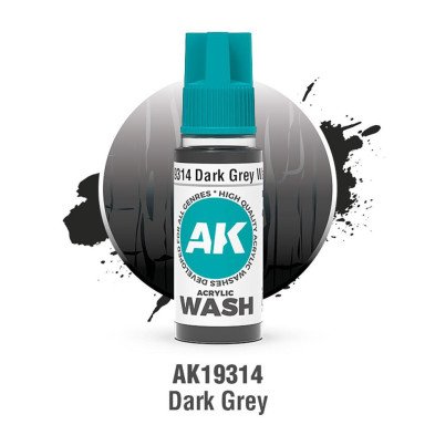 Acrylic Washes - Dark Grey