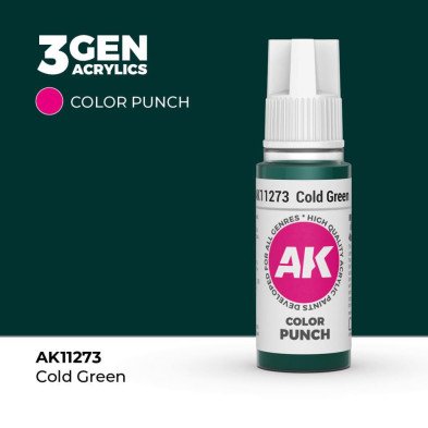 AK Color Punch - Cold Green