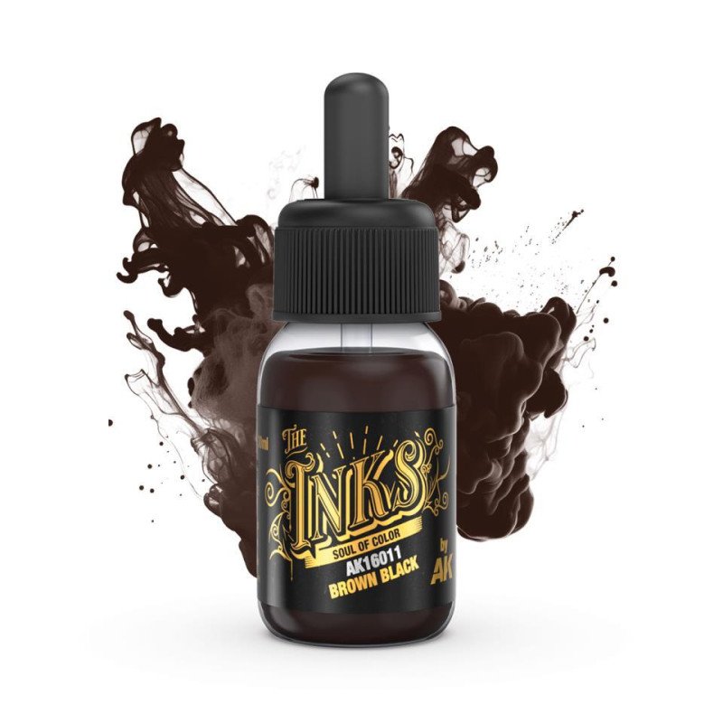 Ak Tinta - Marrón Negra