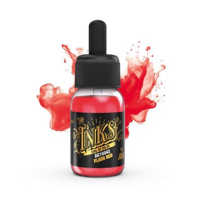 Ak Tinta - Rojo Fluor