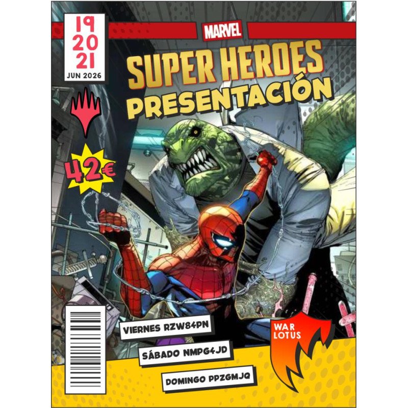 [MTG] Presentación Marvel super heroes