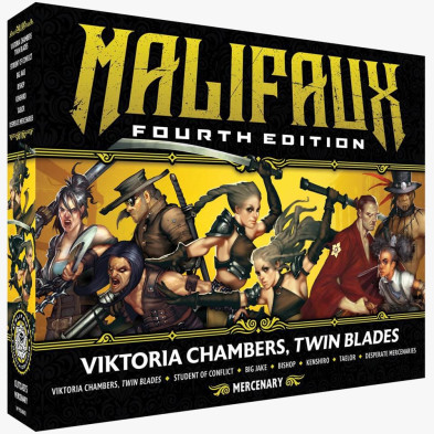 Malifaux 4ª - Viktoria Chambers  Twin Blades