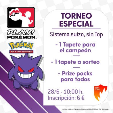 [POK] Torneo especial de verano 28/06