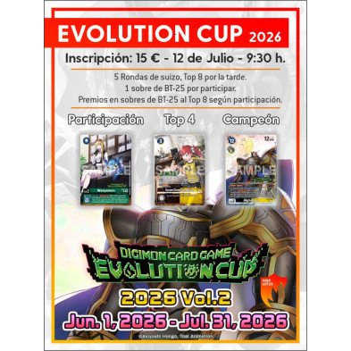 [DIG] Digimon TCG - Evolution Cup 12 de Julio