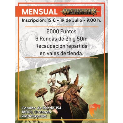 [AoS] Torneo 2000 puntos - 19 Julio 2026