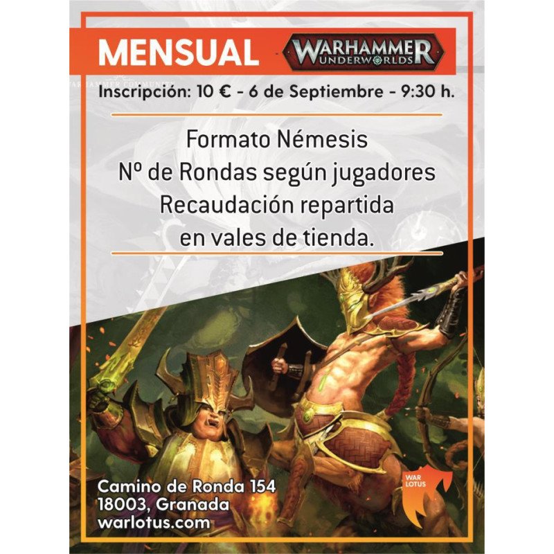 [WHU] Mensual Underworlds - 6 de Septiembre 2026