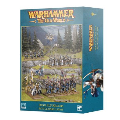 Altos elfos - Battle march army