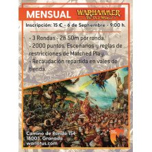 [TOW] Mensual Old World -  6 de Septiembre 2026