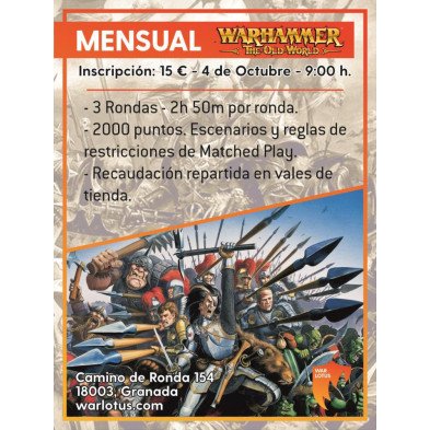 [TOW] Mensual Old World - 4 de octubre