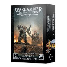 Legiones Astartes -Cataphractii Praetor y Capellán