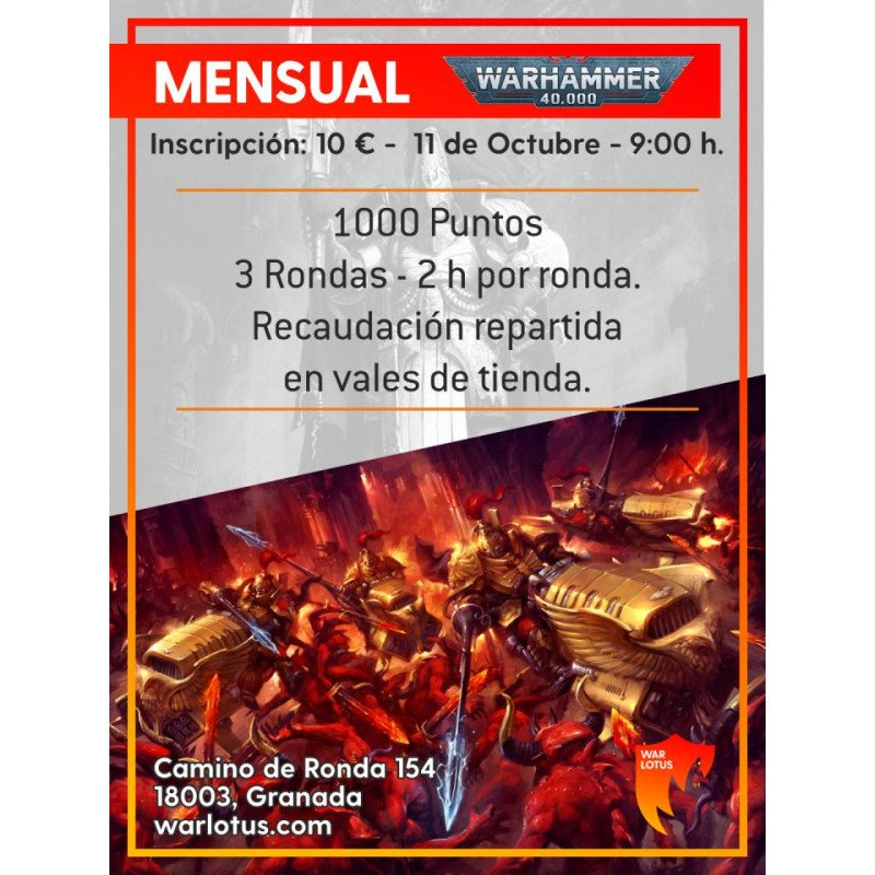 [40K] Warhammer 40K - 1000 Puntos 11 de octubre