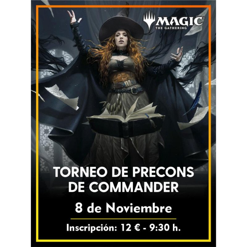 [MTG] Torneo Precons Commander - 8 de Noviembre